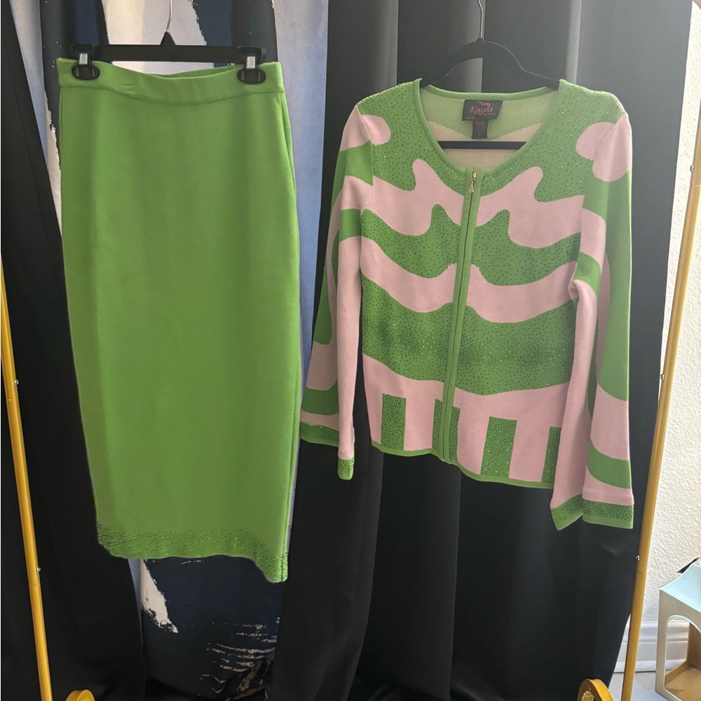 Green Skirt by Unknown Brand